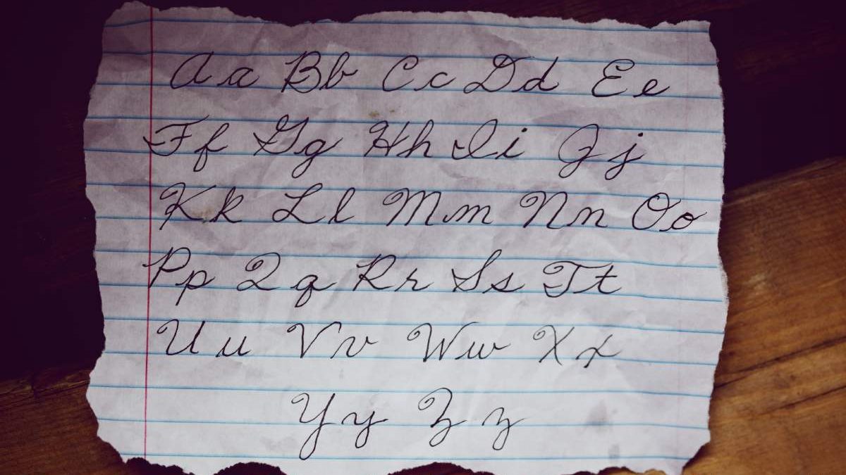 Cursive Writing Alphabets