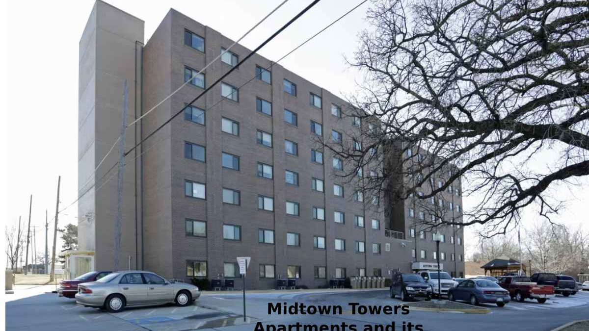 Midtown Towers Apartments and its location in Parma, Ohio.